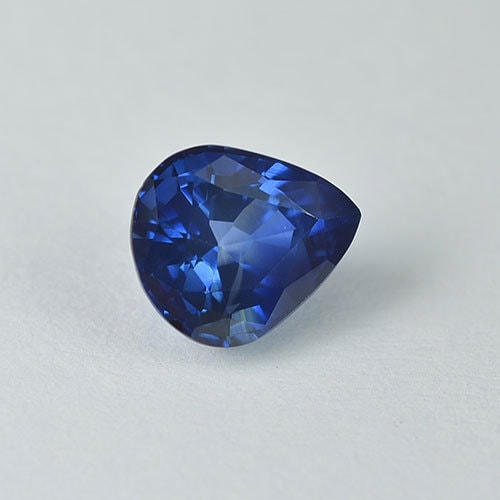 1.06 cts Natural Blue Sapphire Loose Gemstone Pear Cut