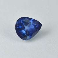 1.06 cts Natural Blue Sapphire Loose Gemstone Pear Cut
