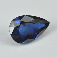 1.09 cts Natural Blue Sapphire Loose Gemstone Pear Cut