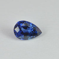 0.70 cts Natural Blue Sapphire Loose Gemstone Pear Cut