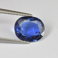 2.43 cts Natural Blue Sapphire Loose Gemstone Oval Cut Certified