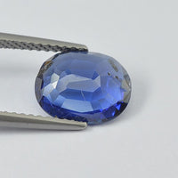 2.43 cts Natural Blue Sapphire Loose Gemstone Oval Cut Certified