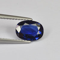 1.70 cts Natural Blue Sapphire Loose Gemstone Oval Cut