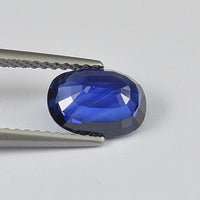 1.70 cts Natural Blue Sapphire Loose Gemstone Oval Cut