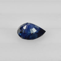 0.73 cts Natural Blue Sapphire Loose Gemstone Pear Cut