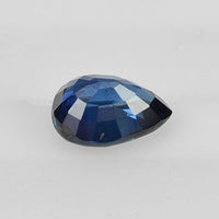 0.77 cts Natural Blue Sapphire Loose Gemstone Pear Cut