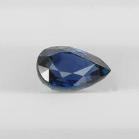 0.77 cts Natural Blue Sapphire Loose Gemstone Pear Cut