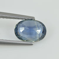 1.34 cts Natural Blue Sapphire Loose Gemstone Oval Cut