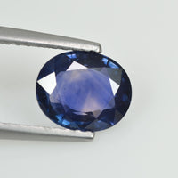1.58 cts Natural Fancy Bi-Color Sapphire Loose Gemstone oval Cut