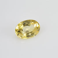 1.72 cts Natural Yellow Sapphire Loose Gemstone Oval Cut