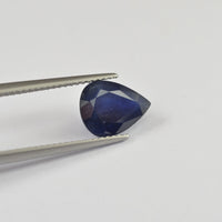 3.13 cts Natural Blue Sapphire Loose Gemstone Pear Cut