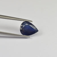 3.13 cts Natural Blue Sapphire Loose Gemstone Pear Cut