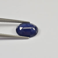 3.64 cts Natural Blue Sapphire Loose Gemstone Oval Cut