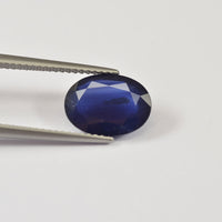 3.36 cts Natural Blue Sapphire Loose Gemstone Oval Cut