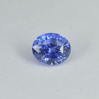 0.98 cts Unheated Blue Sapphire Loose Gemstone Oval Cut Certified