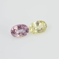 2.28 cts Natural Fancy Sapphire Loose Pair Gemstone Oval Cut