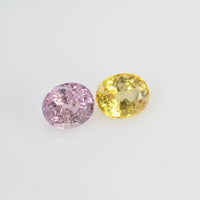 1.90 cts Natural Fancy Sapphire Loose Pair Gemstone Oval Cut