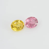1.85 cts Natural Fancy Sapphire Loose Pair Gemstone Oval Cut