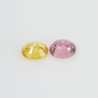 1.85 cts Natural Fancy Sapphire Loose Pair Gemstone Oval Cut