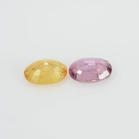 2.01 cts Natural Fancy Sapphire Loose Pair Gemstone Oval Cut