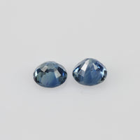 4.00 mm Natural Blue Sapphire Loose Pair Gemstone Round Cut