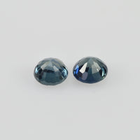 4.00 mm Natural Blue Sapphire Loose Pair Gemstone Round Cut - Thai Gems Export Ltd.