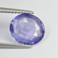 2.71 cts Natural Purple Blue Sapphire Loose Gemstone Oval Cut