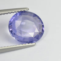 2.71 cts Natural Purple Blue Sapphire Loose Gemstone Oval Cut