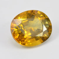 3.62 cts Natural Bi-color Sapphire Loose Gemstone Oval Cut