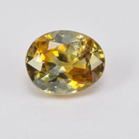 0.89 cts Natural Bi-color Sapphire Loose Gemstone Oval Cut