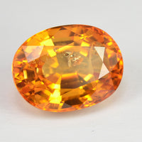 5.63 cts Natural Yellow Sapphire Loose Gemstone Oval Cut