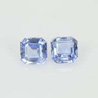 1.50 Cts Natural Blue Sapphire Loose Pair Gemstone Octagon Cut