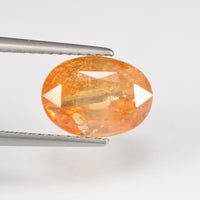 4.94 cts Natural Yellow Sapphire Loose Gemstone Oval Cut