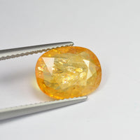 3.93 cts Natural Yellow Sapphire Loose Gemstone Oval Cut