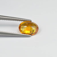 1.85 cts Natural Yellow Sapphire Loose Gemstone Oval Cut