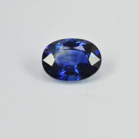 1.08 cts Natural Blue Sapphire Loose Gemstone Oval Cut Certified