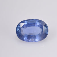 2.03 cts Unheated Natural Blue Sapphire Loose Gemstone Oval Cut Certified