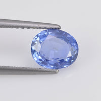 1.54 cts Natural Blue Sapphire Loose Gemstone Oval Cut Certified