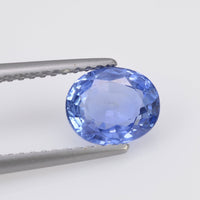 1.54 cts Natural Blue Sapphire Loose Gemstone Oval Cut Certified