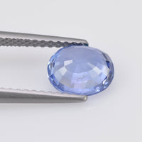 1.54 cts Natural Blue Sapphire Loose Gemstone Oval Cut Certified