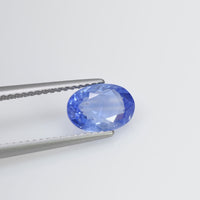2.09 cts Unheated Natural Blue Sapphire Loose Gemstone Oval Cut Certified