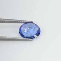 2.08 cts Unheated Natural Blue Sapphire Loose Gemstone Oval Cut Certified