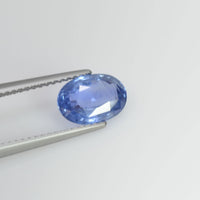 2.12 cts Unheated Natural Blue Sapphire Loose Gemstone Oval Cut Certified