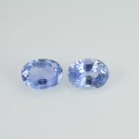 2.59 cts Natural Blue Sapphire Loose Pair Gemstone Oval Cut
