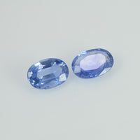 2.29 cts Natural Blue Sapphire Loose Pair Gemstone Oval Cut