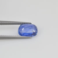 2.65 cts Unheated Natural Blue Sapphire Loose Gemstone Cushion Cut Certified