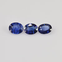 6x5 Natural Calibrated Sri Lanka Blue Sapphire Loose Gemstone Oval Cut