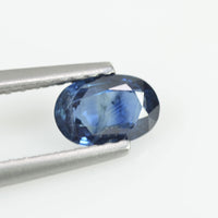 0.63 cts Natural Blue Sapphire Loose Gemstone Oval Cut