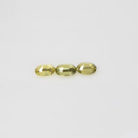 5x4 mm Natural Calibrated Green Sapphire Loose Gemstone Oval Cut