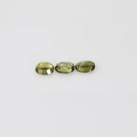 5x4 mm Natural Calibrated Green Sapphire Loose Gemstone Oval Cut